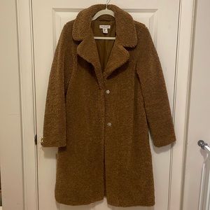 Rarely Worn Rachel Zoe Camel Sherpa Jacket | Size Women’s Medium